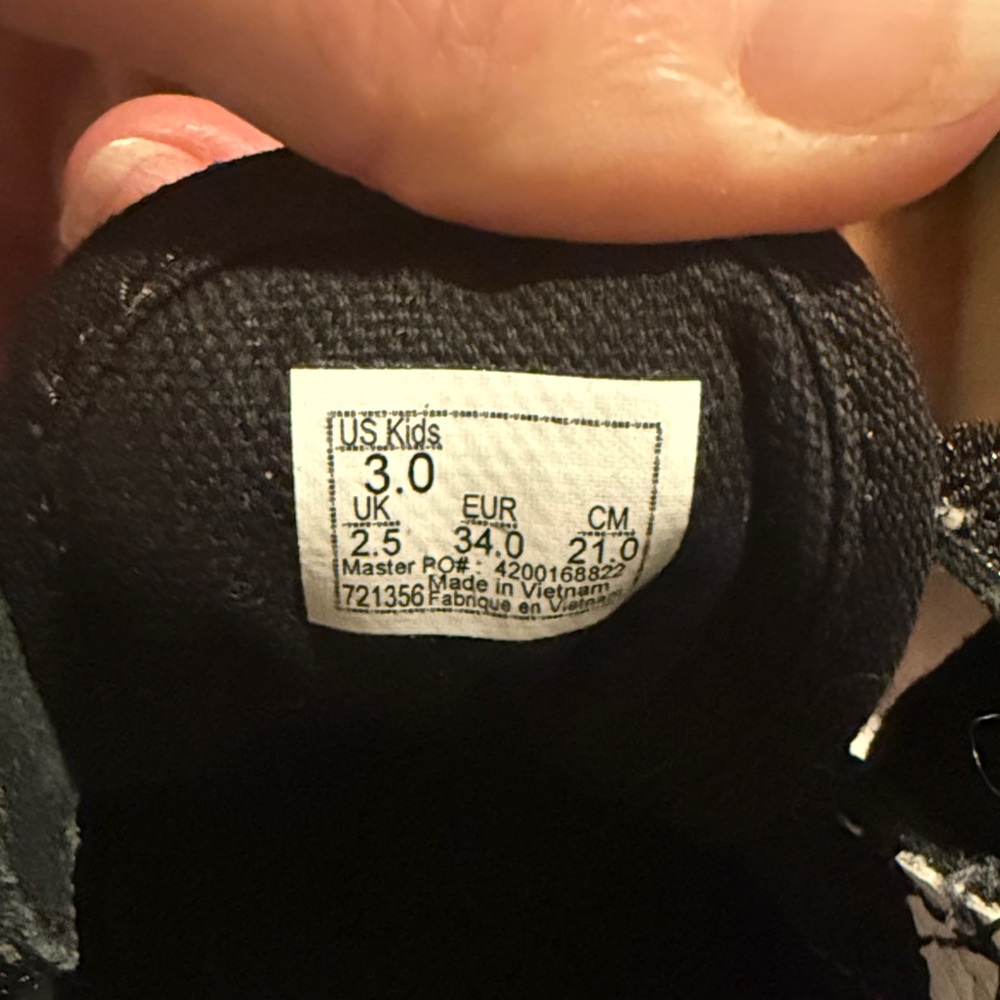 Vans Kids Black Floral Velcro Sneakers - Picture 5 of 6